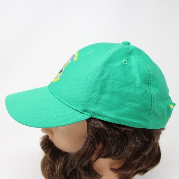 St. Andrews Old Course Hat Mens Snapback Green Cotton International Insignia Cap - Picture 5 of 13